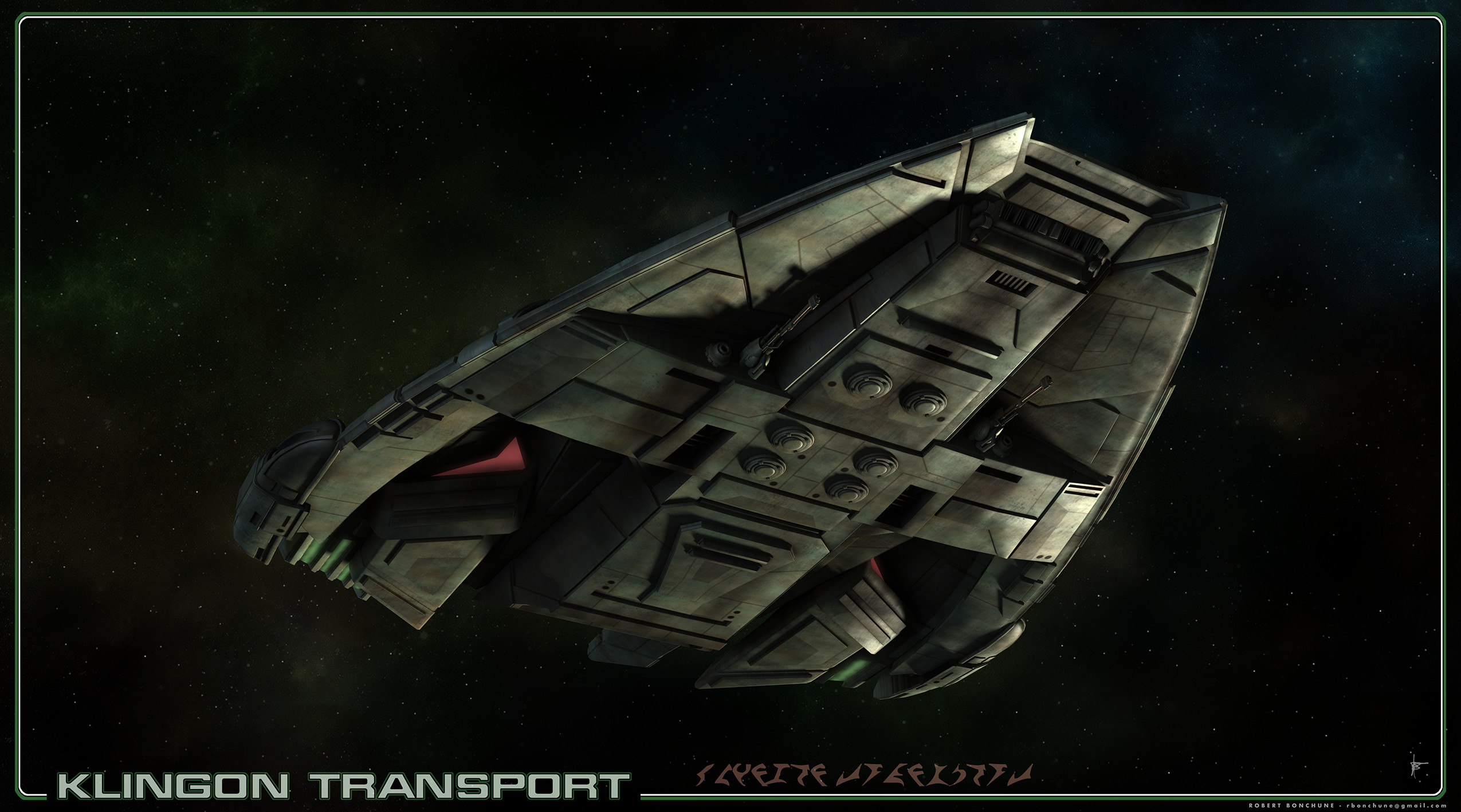 Robert Bonchune - Klingon Transport (Star Trek: Enterprise)