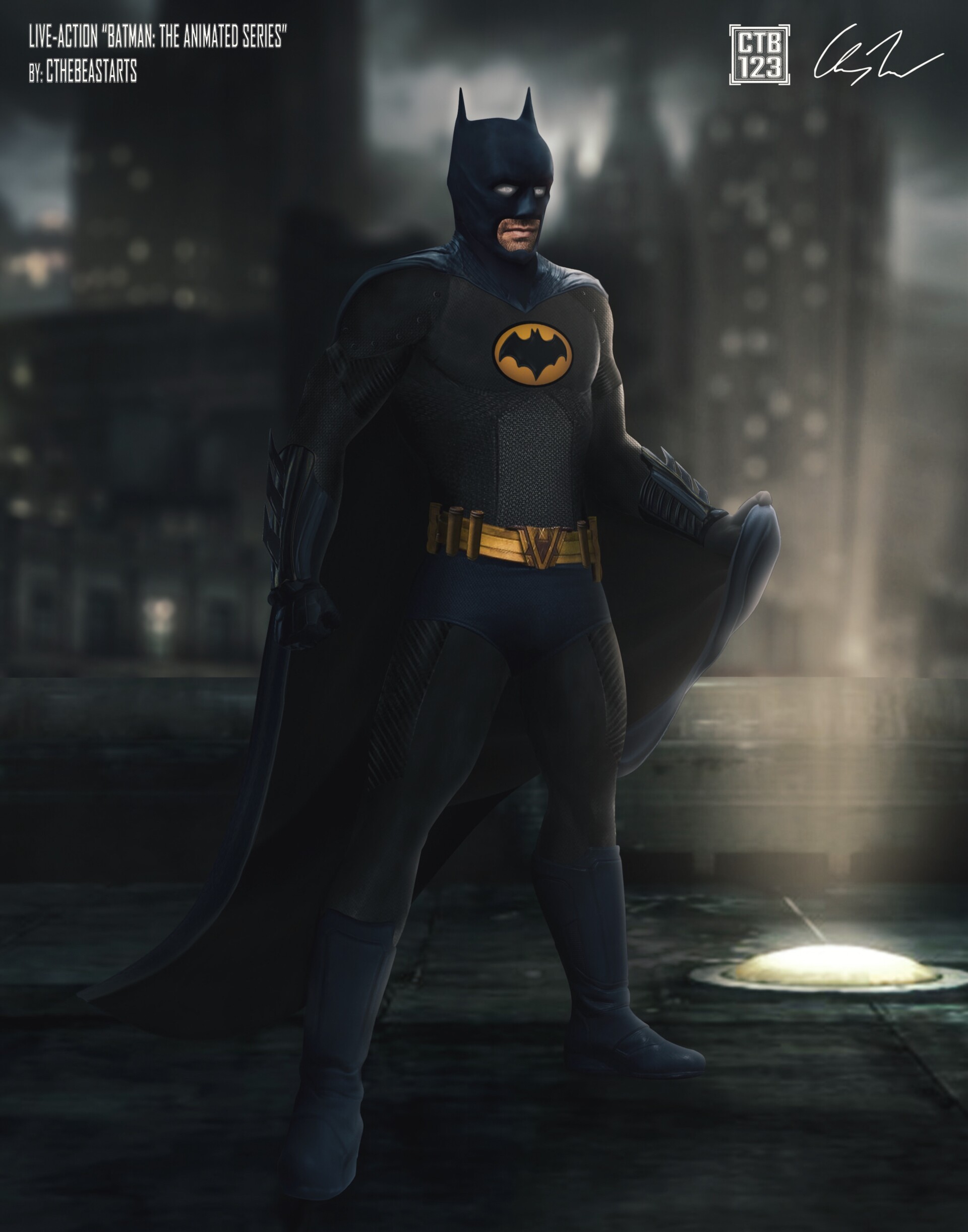 Cthebeast Arts - Live-Action Batman the Animated Series Batsuit