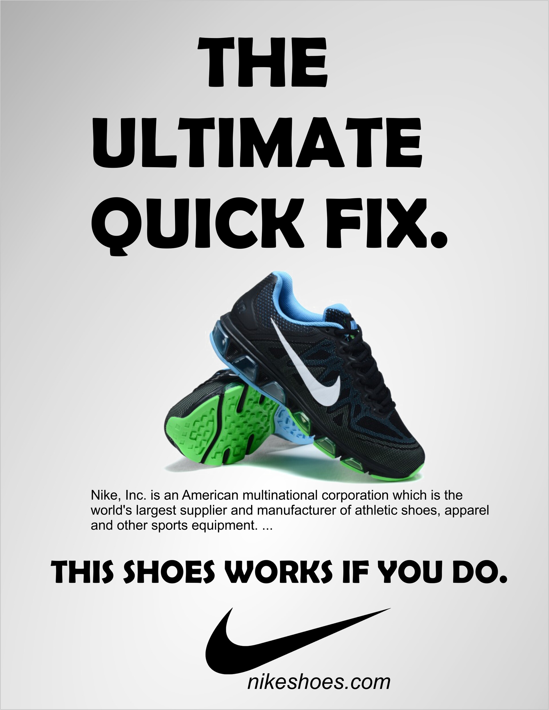 nike shoe advert