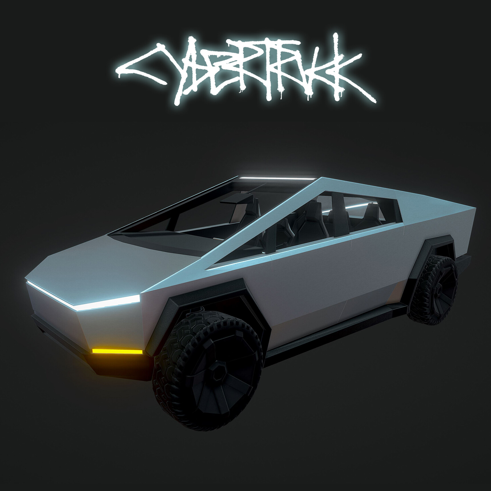 ArtStation - TESLA CyberTruck