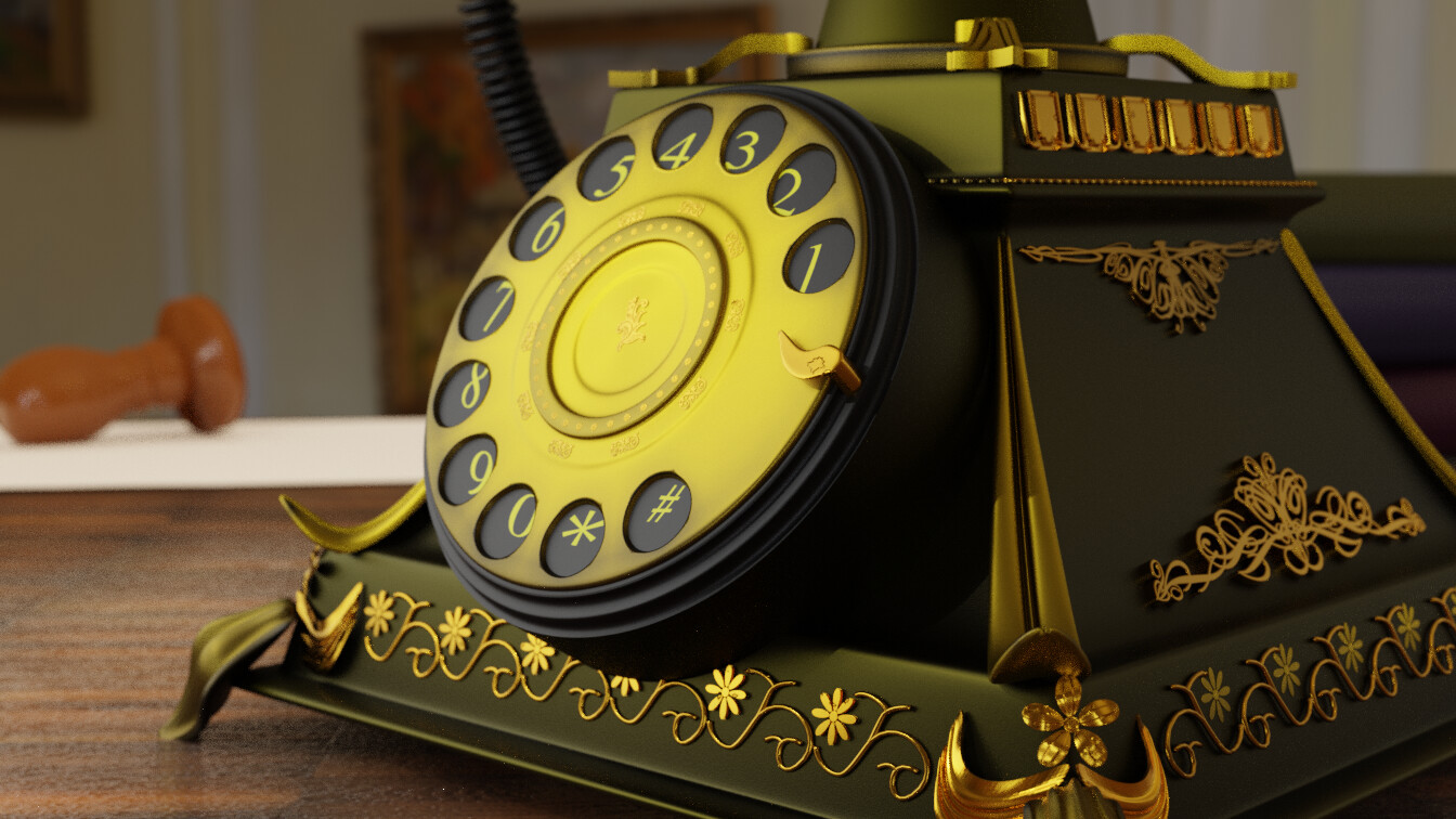 Said Tebbal Vintage rotary Phone