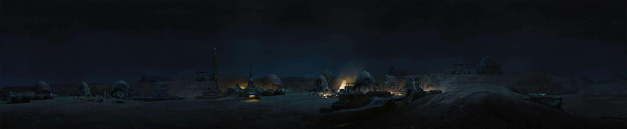 'Star Wars : The Force Awakens'  :  Matte Painting