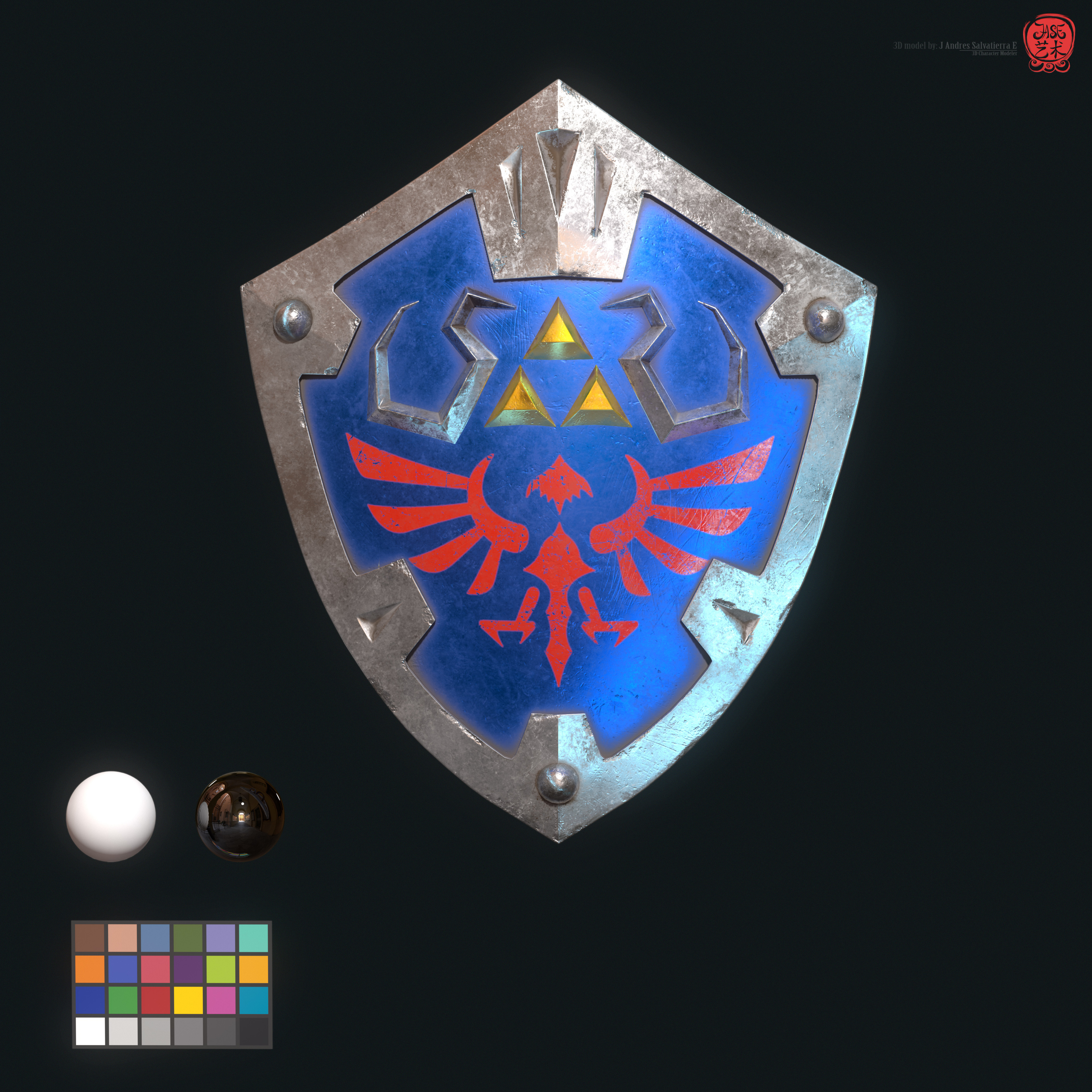 Andres Jase Salvatierra Hylean Shield The Legend Of Zelda Breath Of The Wild Andres Jase Salvatierra Hylean Shield The Legend Of Zelda Breath Of The Wild