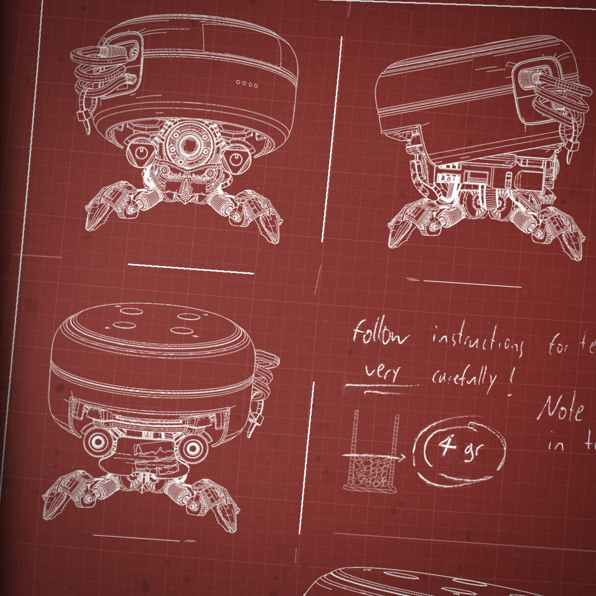 blueprint mockup to promote a tad bit of authenticity