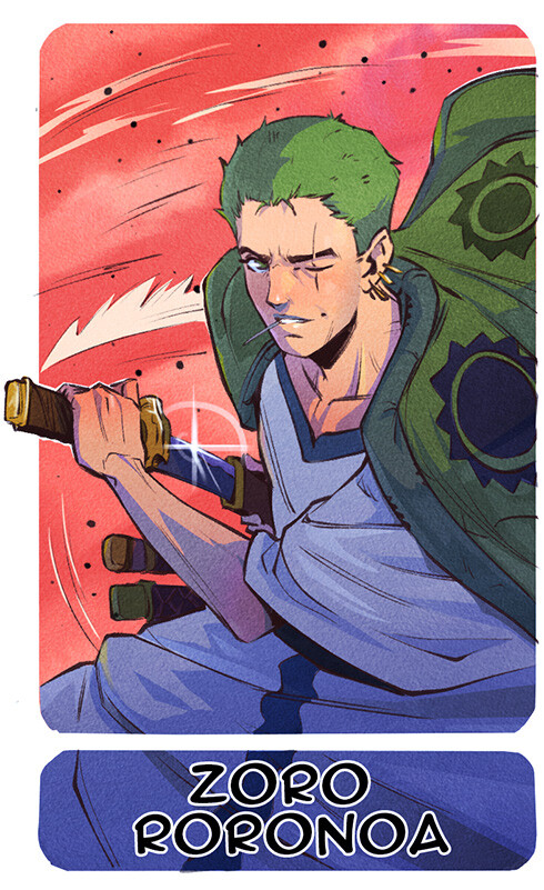 ArtStation Zoro Roronoa Fanart #sixfanart