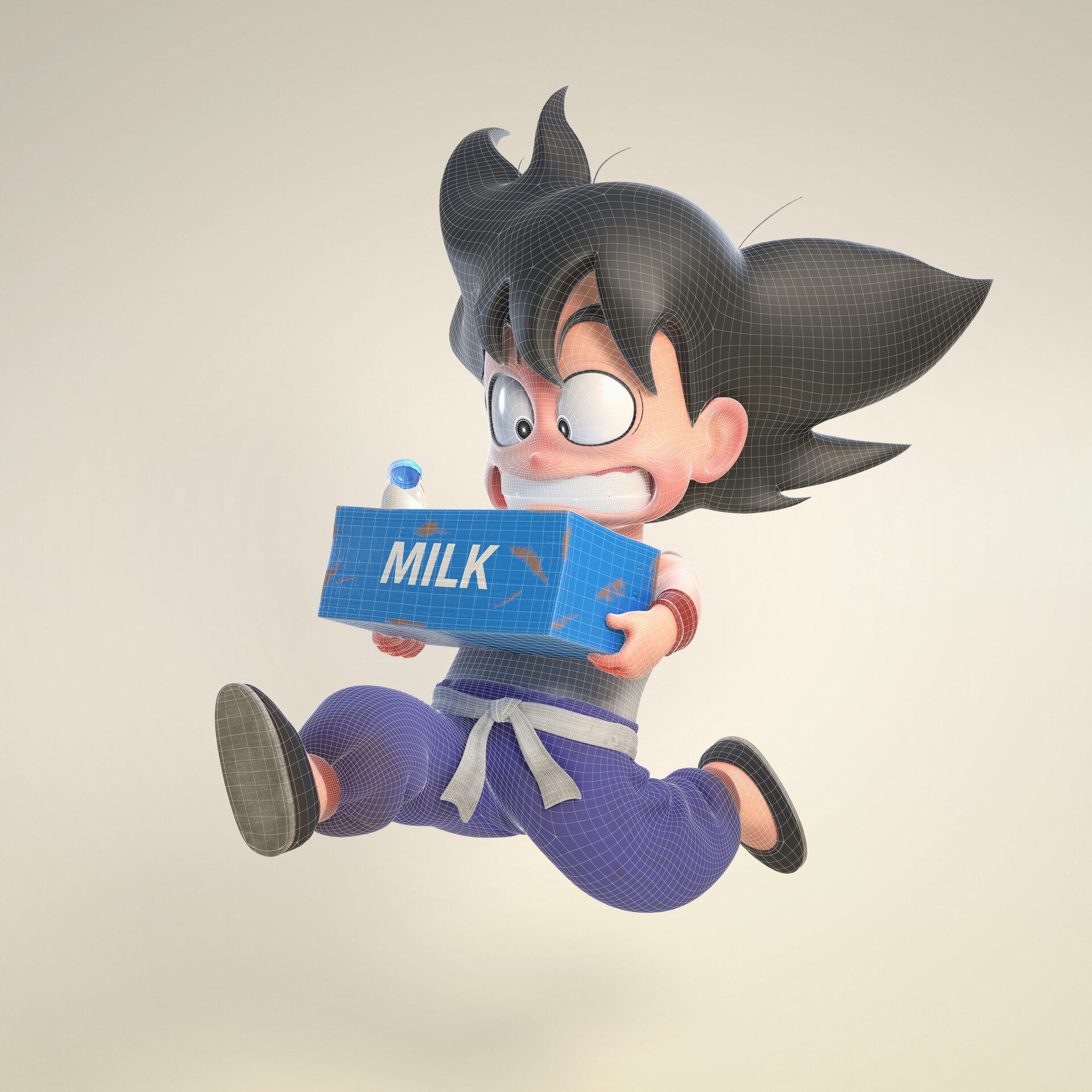 Goku Milk delivery!!! - Sahar Ben Shimon