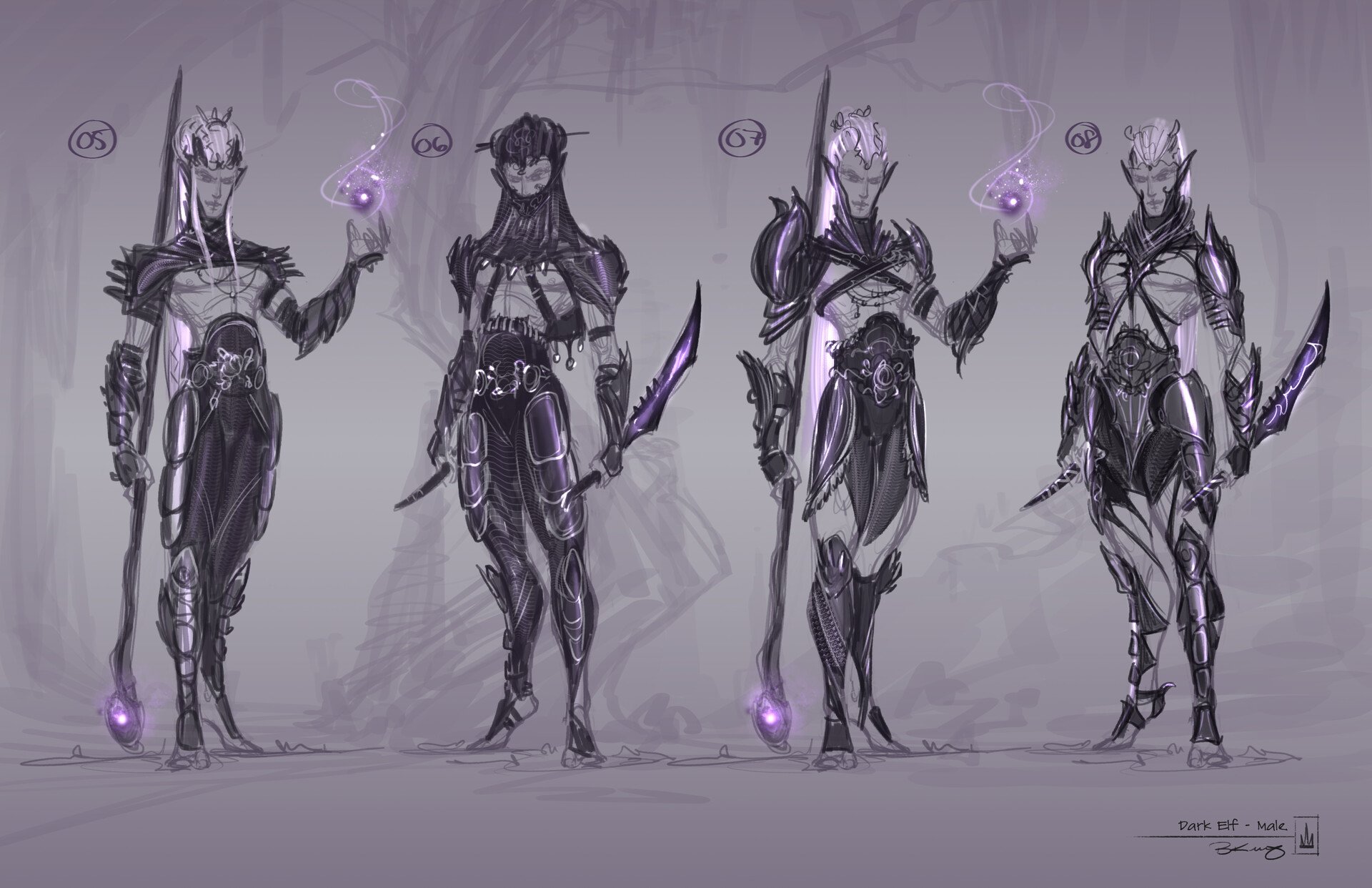 Dark elf costume discount