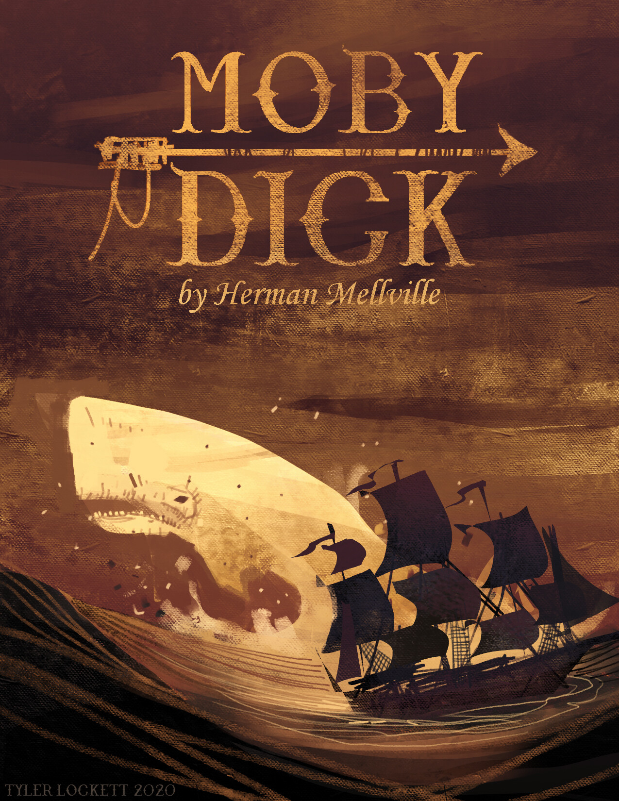 Artstation Moby Dick Book Cover