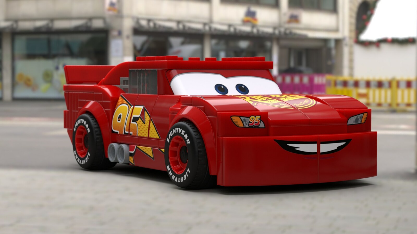 Vishal Mewada Lego Brick Lightning McQueen