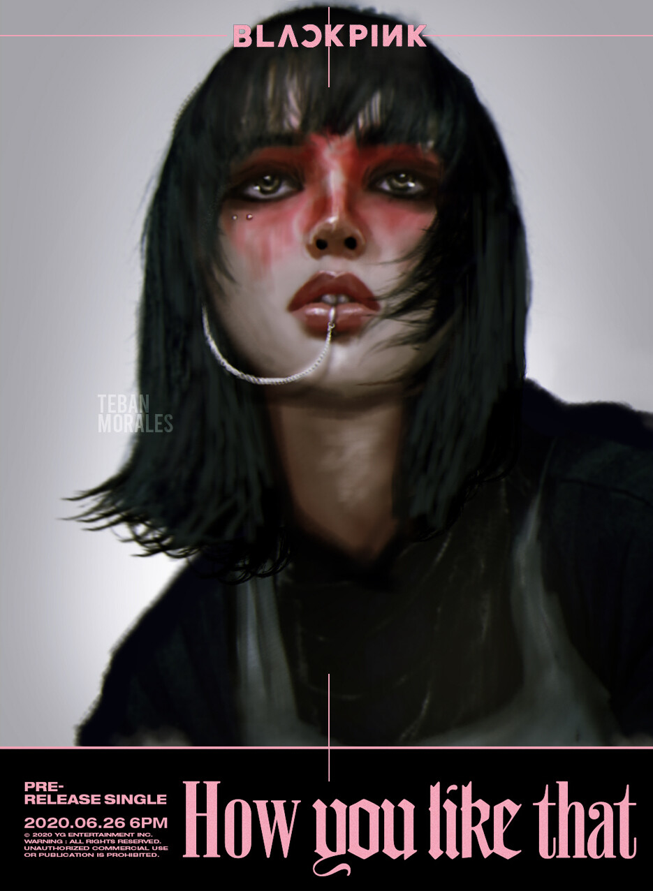 Artstation How You Like That Lisa Teban Morales,Blackpink Dan Bts Foto Bareng