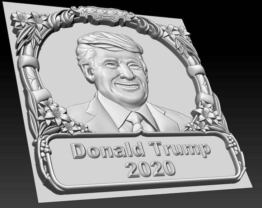 Artstation Donald Trump 2020 Dang Briarena