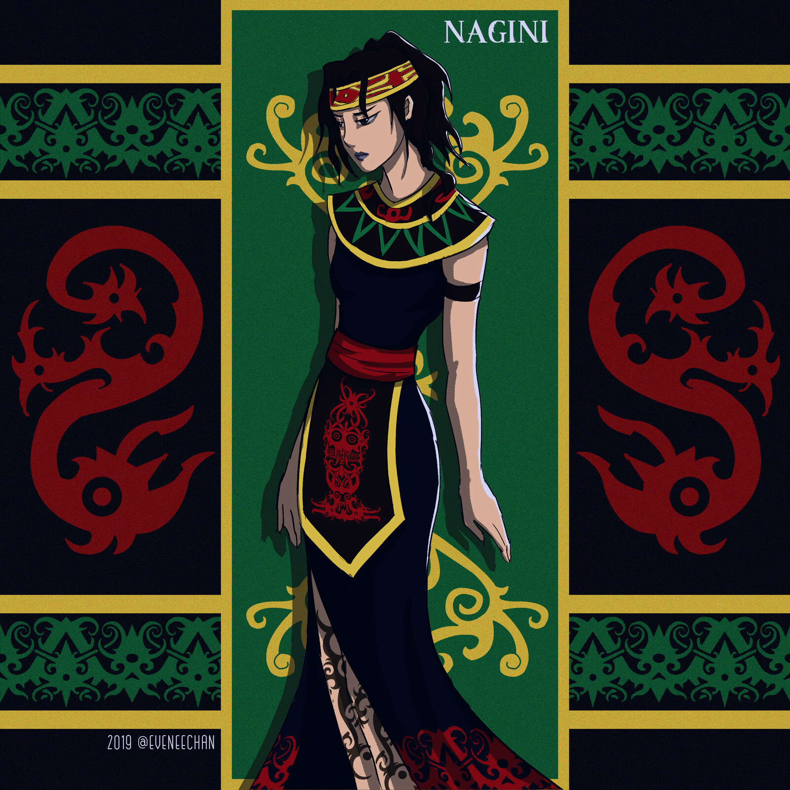 artstation nagini fantastic beasts