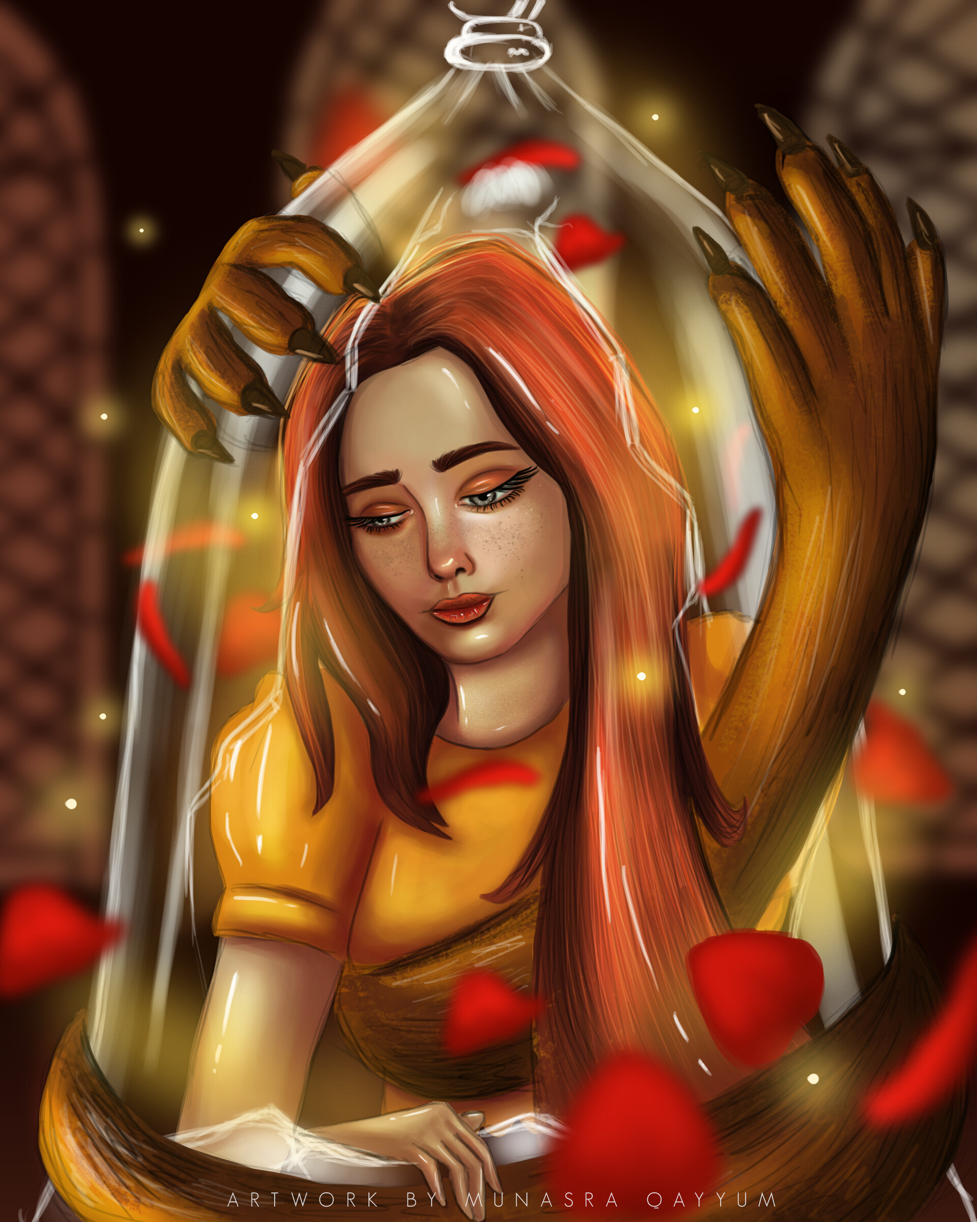 Artstation Beauty And The Beast Munasra Qayyum It represents the original beauty and the beast. beauty and the beast munasra qayyum