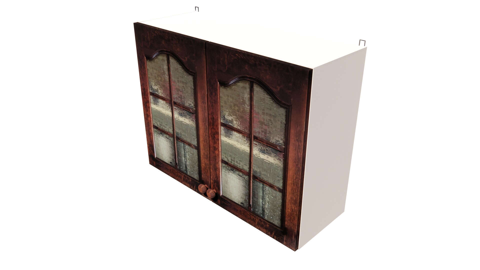 Artstation Double Hanging Kitchen Cupboard With Stained Glass In 3d Krzysztof Lisowski