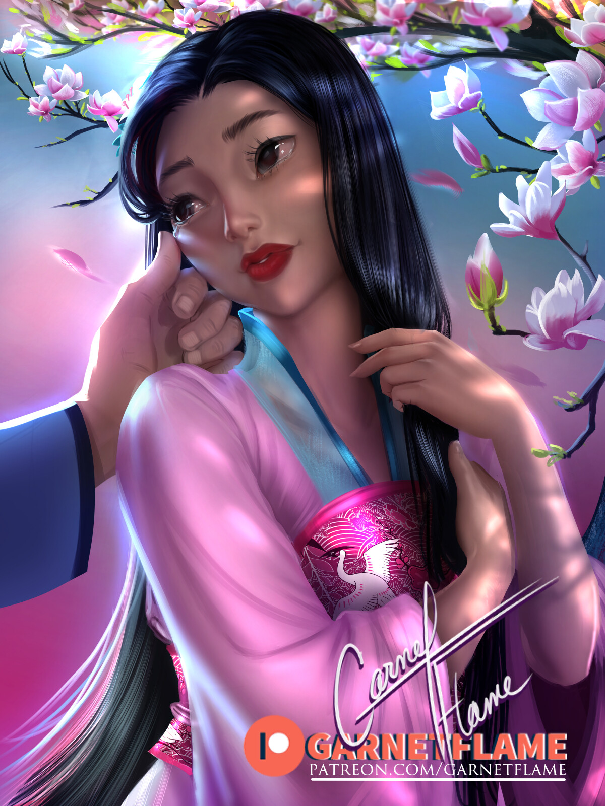 Garnet Flame - Mulan Fan Art