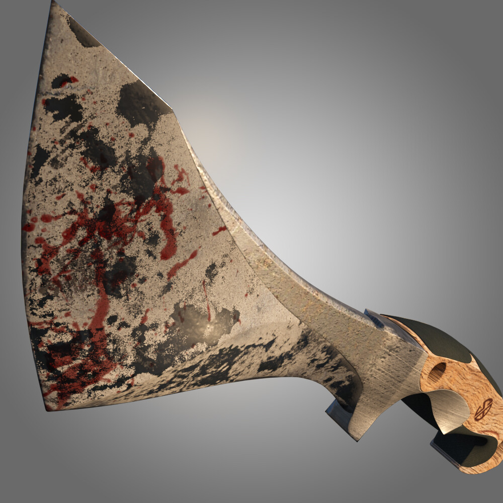 artstation 3d knive shubham bhosale