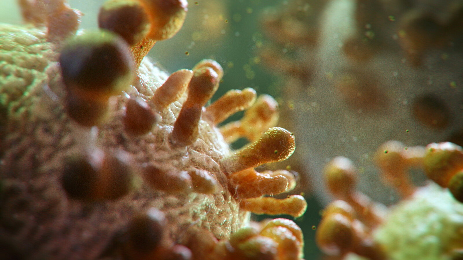 Atypical virus (stylized)