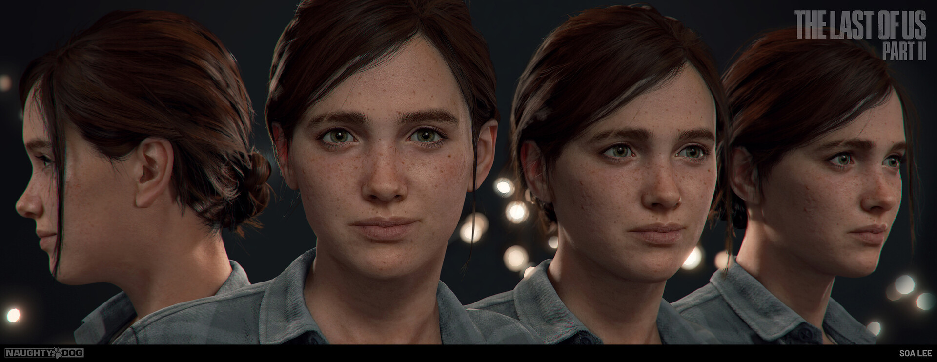 Ellie age comparison 14 > 16 > 19 (© Soa Lee / Naughty Dog) : r/thelastofus