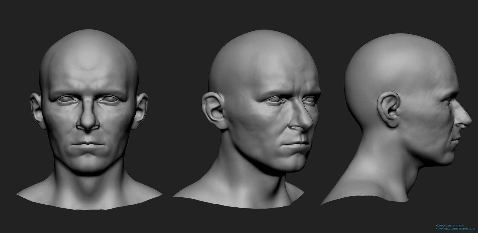 Zbrush Head Sculpt