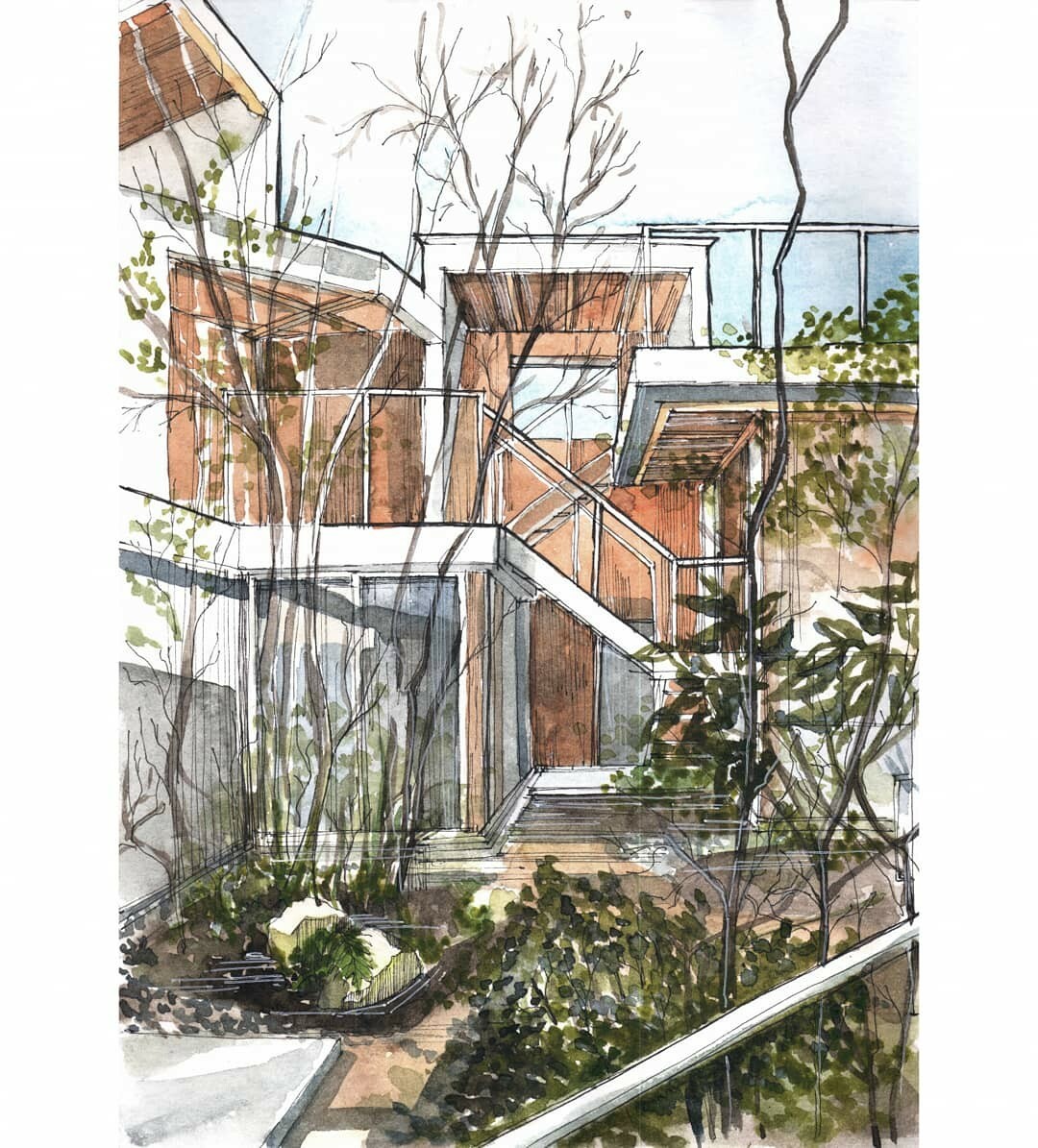 Update more than 79 terrace garden sketch best - seven.edu.vn