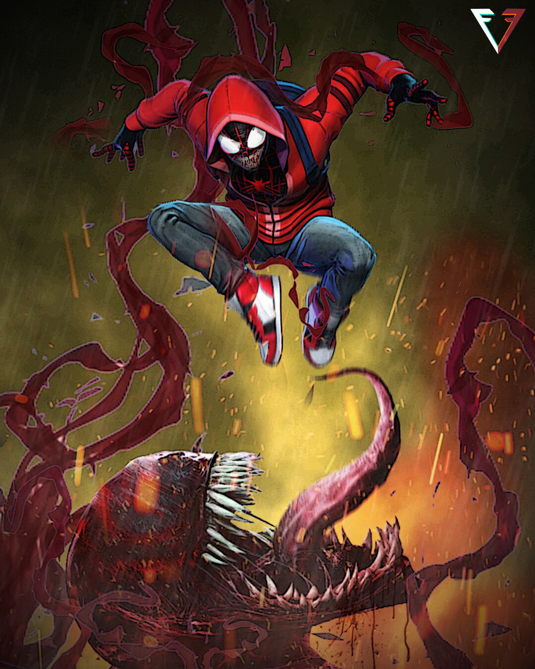 Samuel Iniguez Venomized Miles Morales
