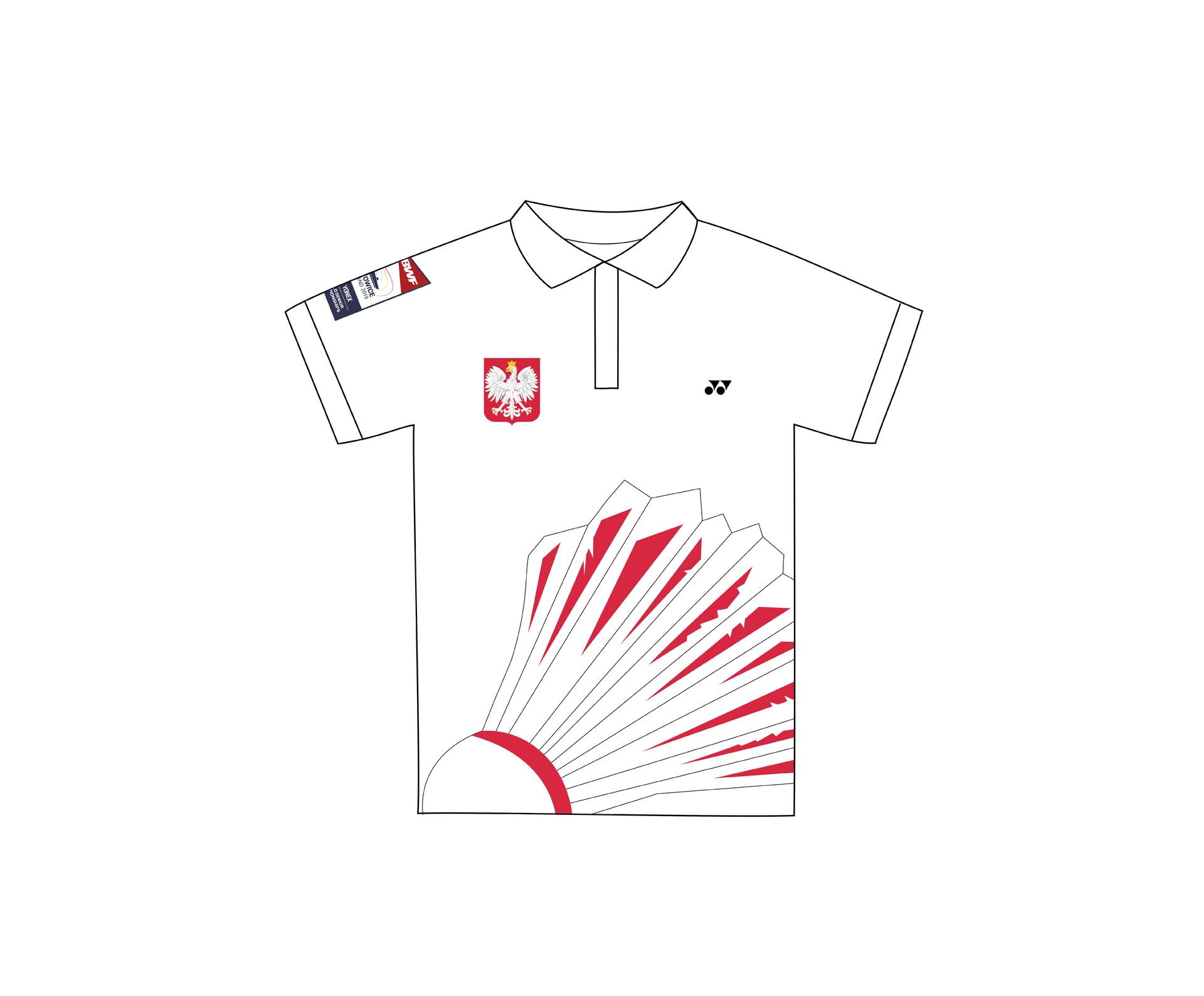 princip Northern Regenerativ AES Design - Badminton World Championships - graphics for t-shirt