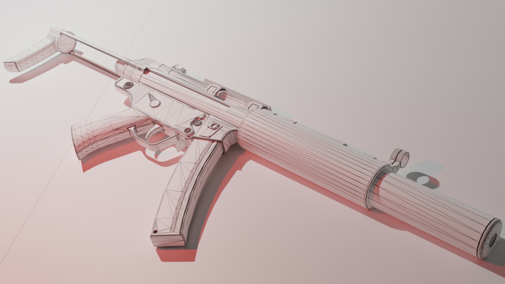 Eden Ferguson MP5 Low Poly