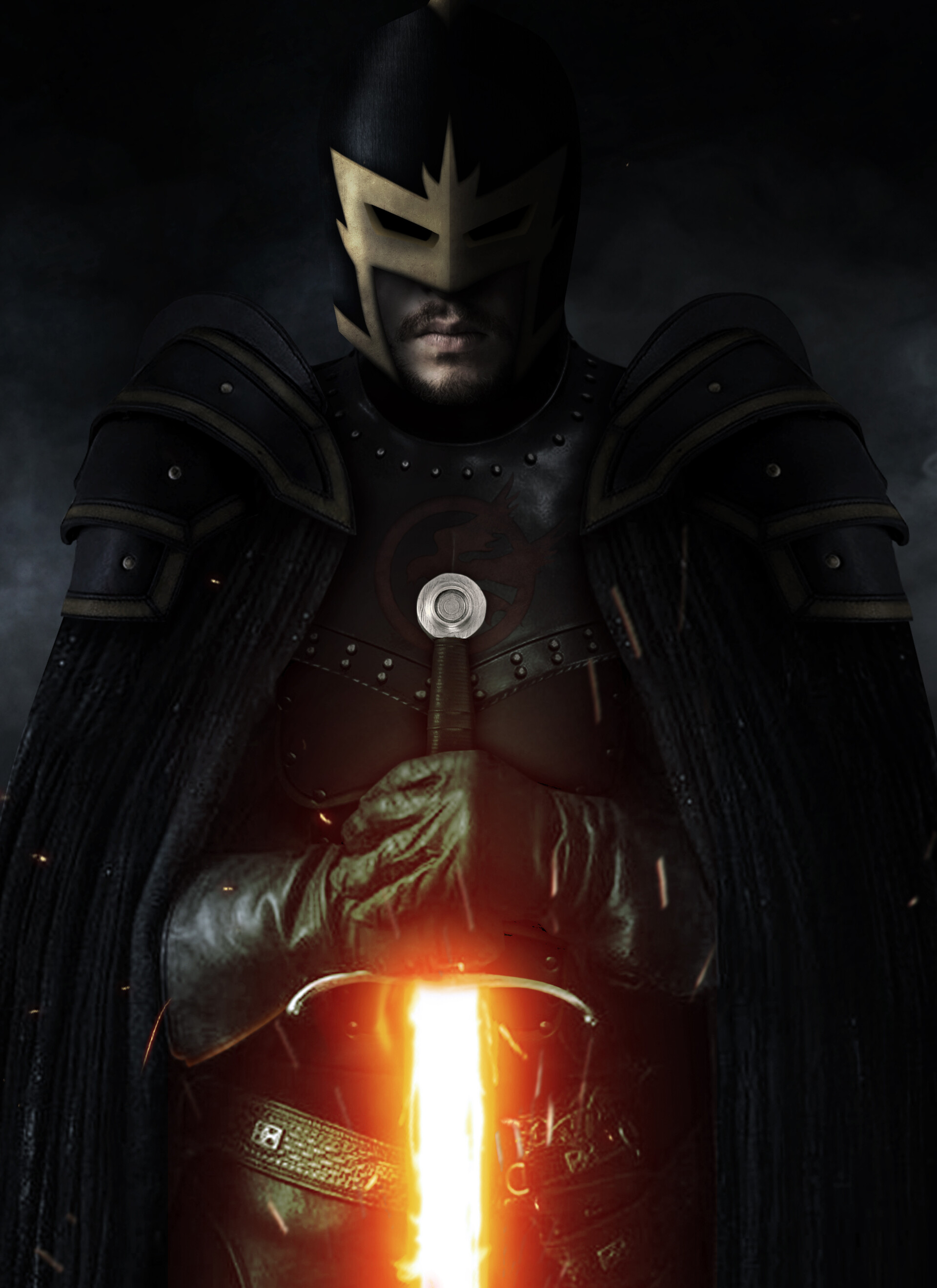 ArtStation The Black Knight