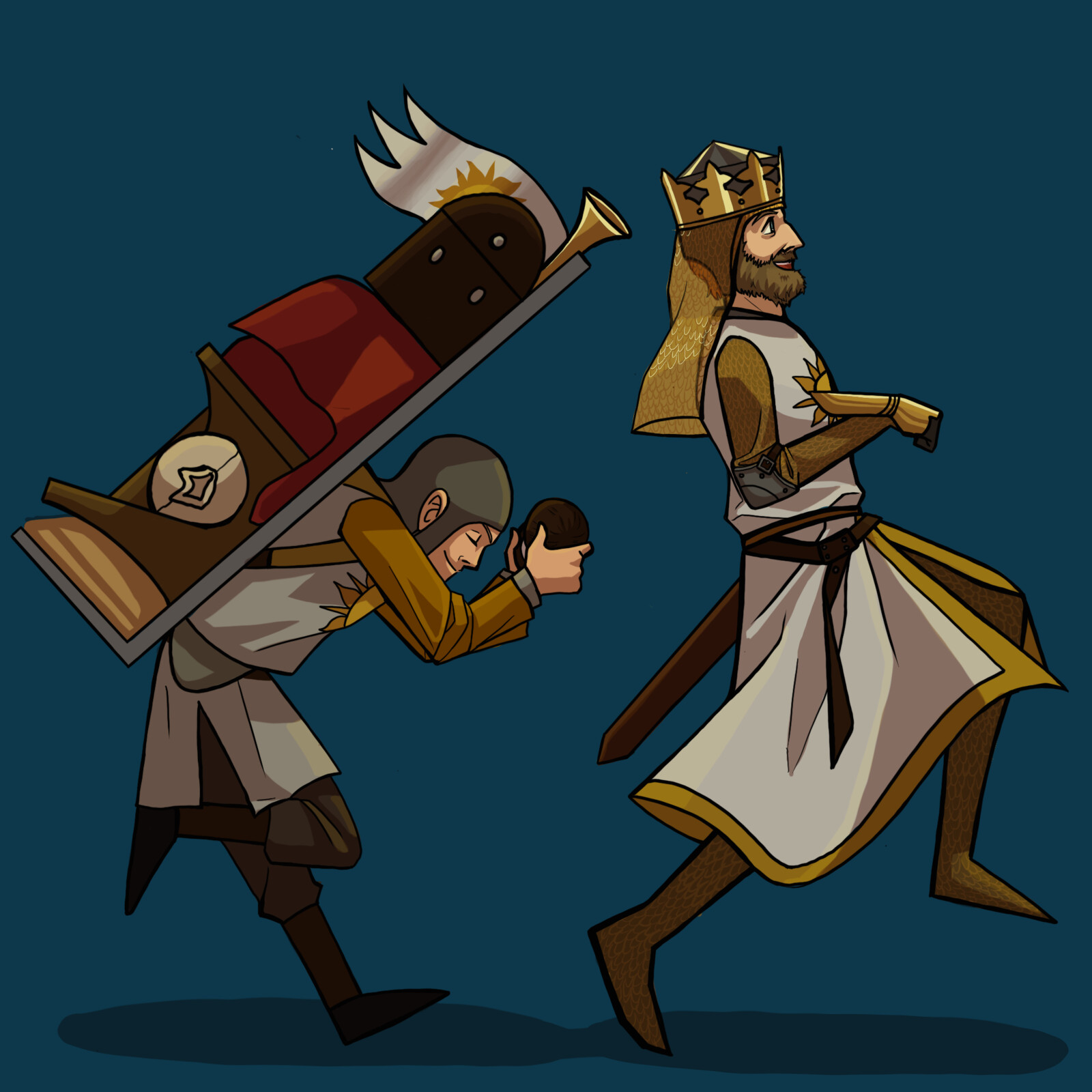 Aiko hagino monty python and the holy grail fan art