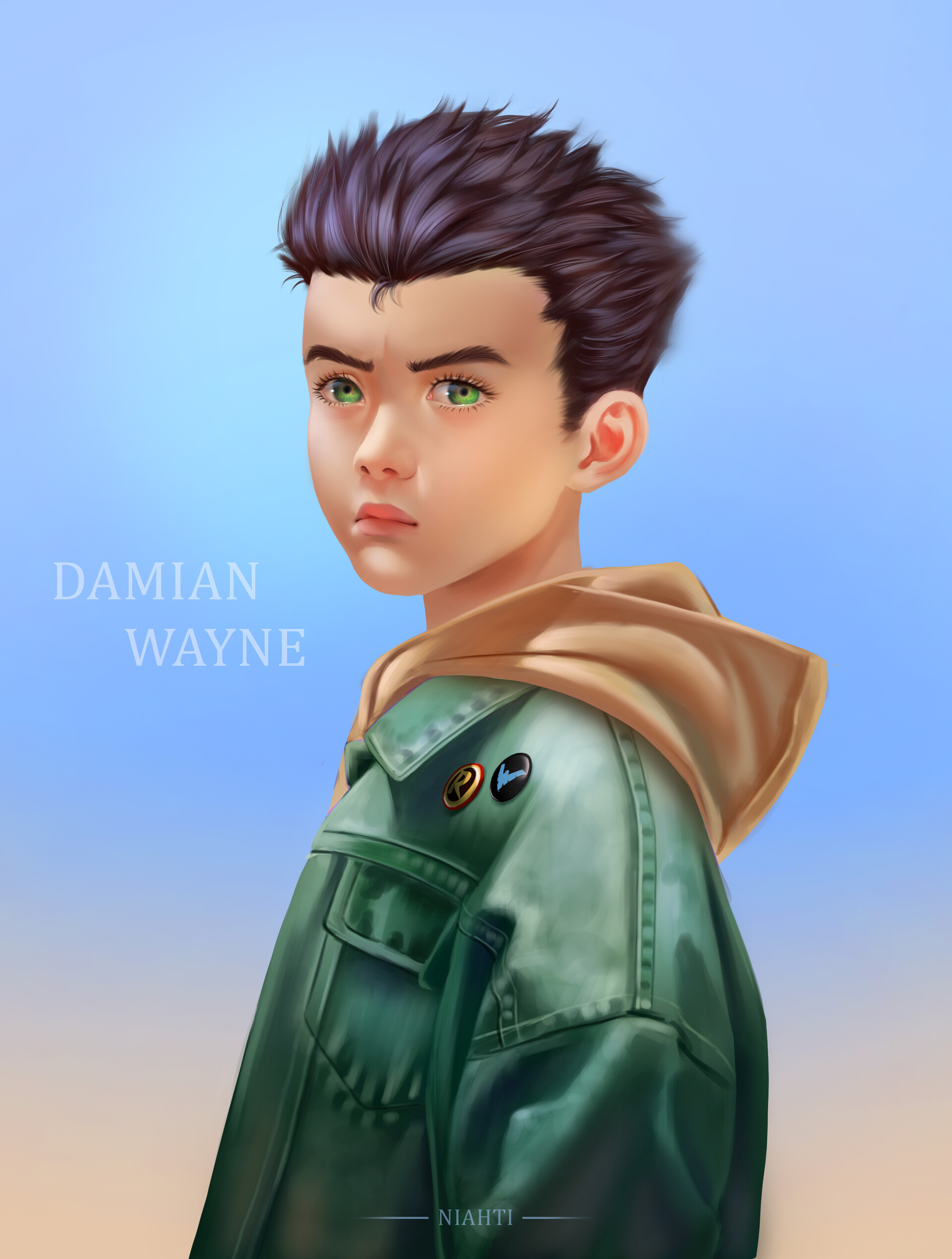 ArtStation - Baby Damian Wayne