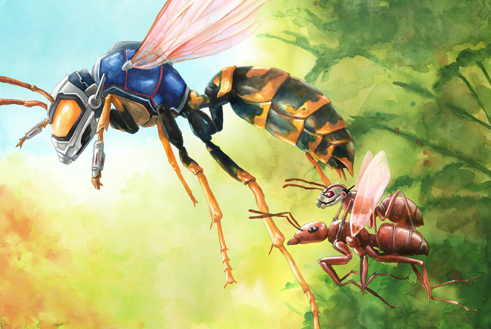 Ant and Wasp