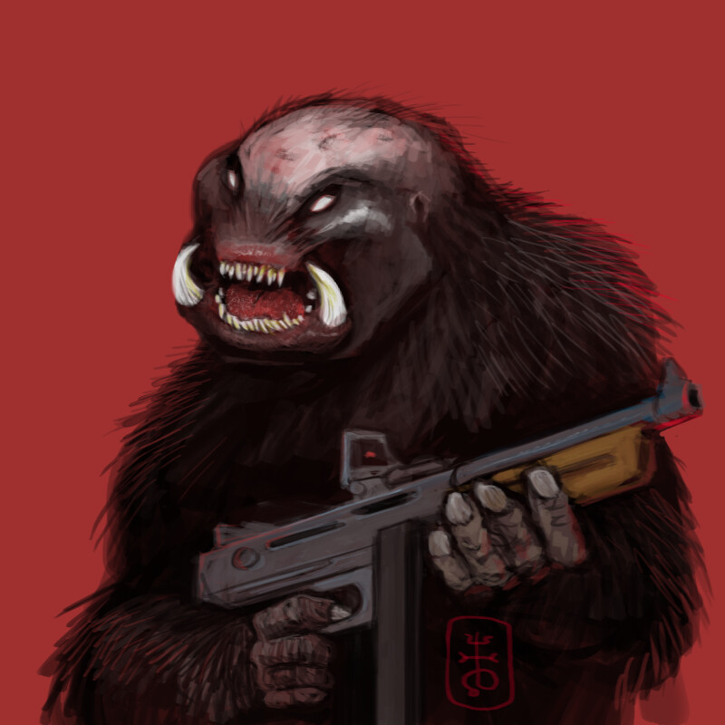 ArtStation Red Bastard