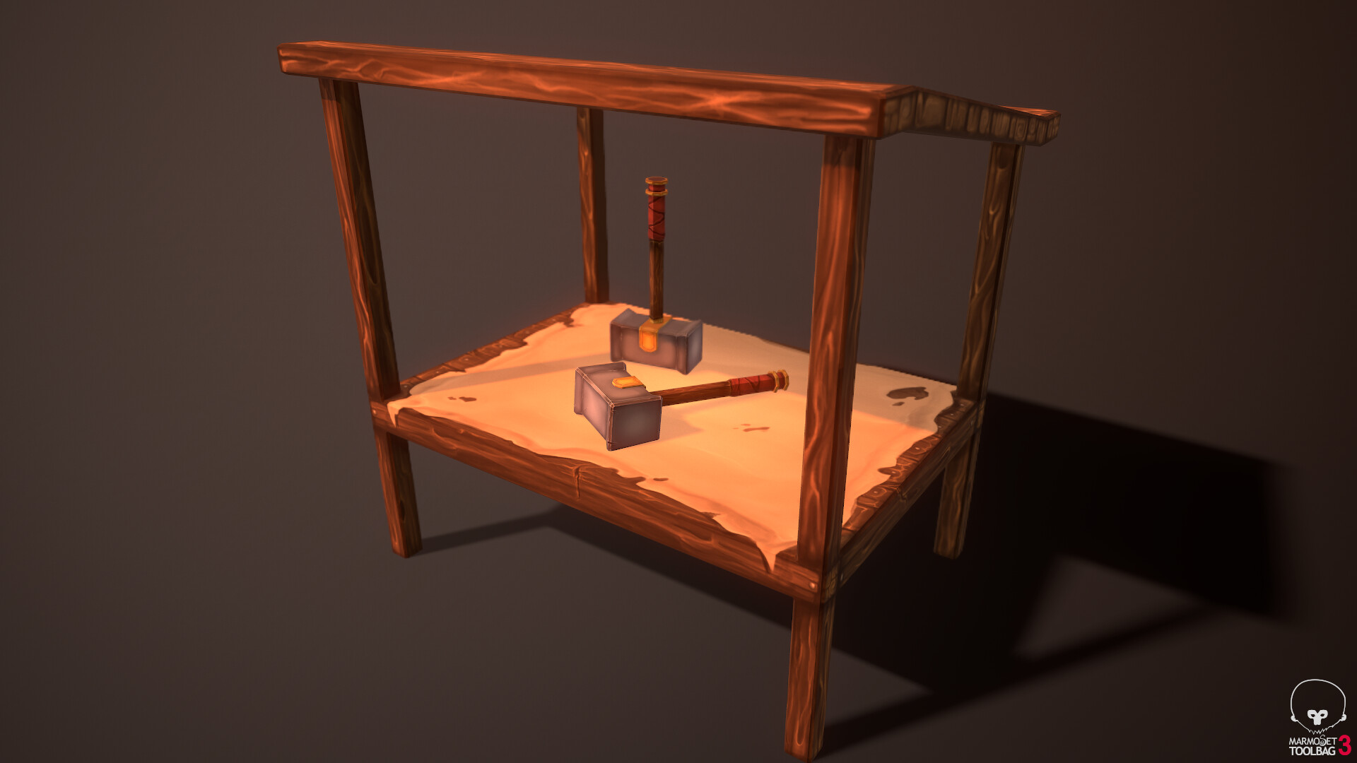 Jessica Slack - Wooden Stall Stylized Texture