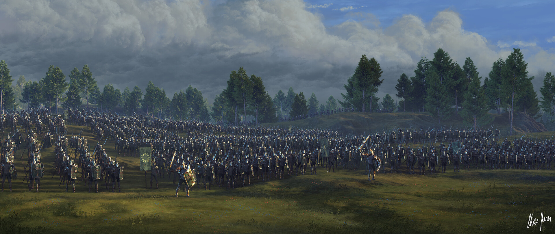 Artstation Marching On Elias Stern