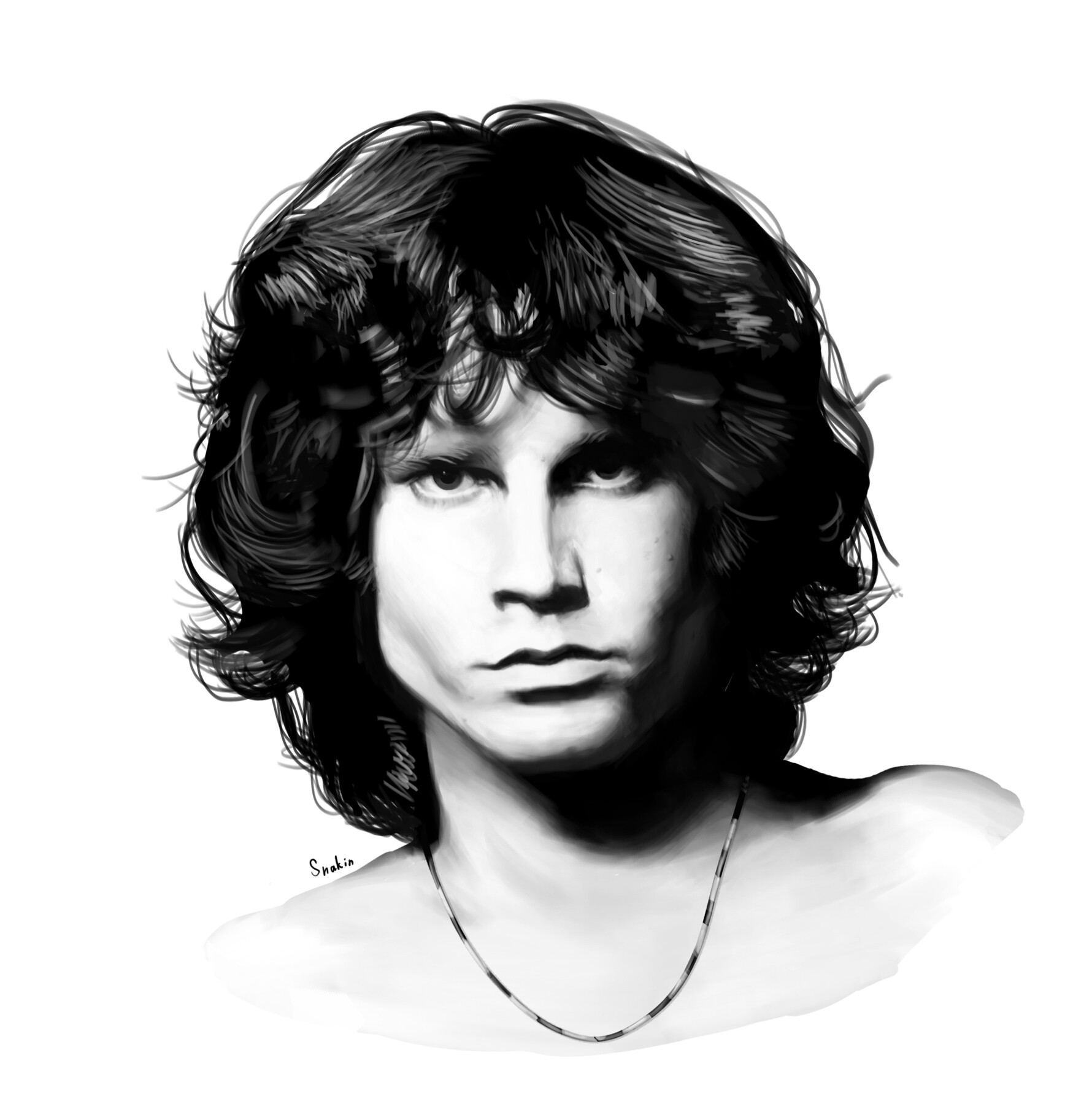 ArtStation - Jim Morrison, the leader of The Doors