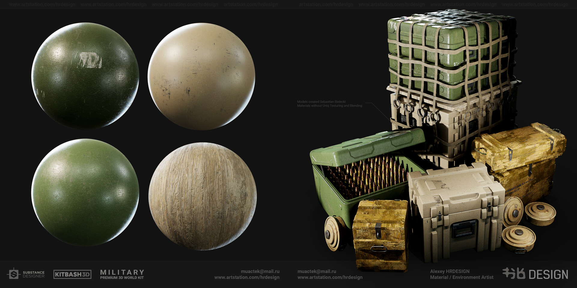 Alexey HRDesign - Military Outposts KB3D Materials