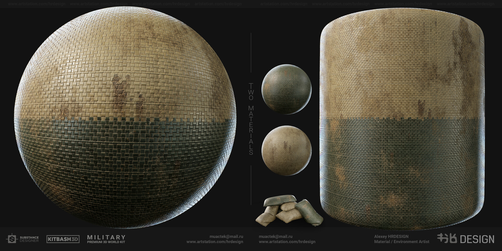 Alexey HRDesign - Military Outposts KB3D Materials