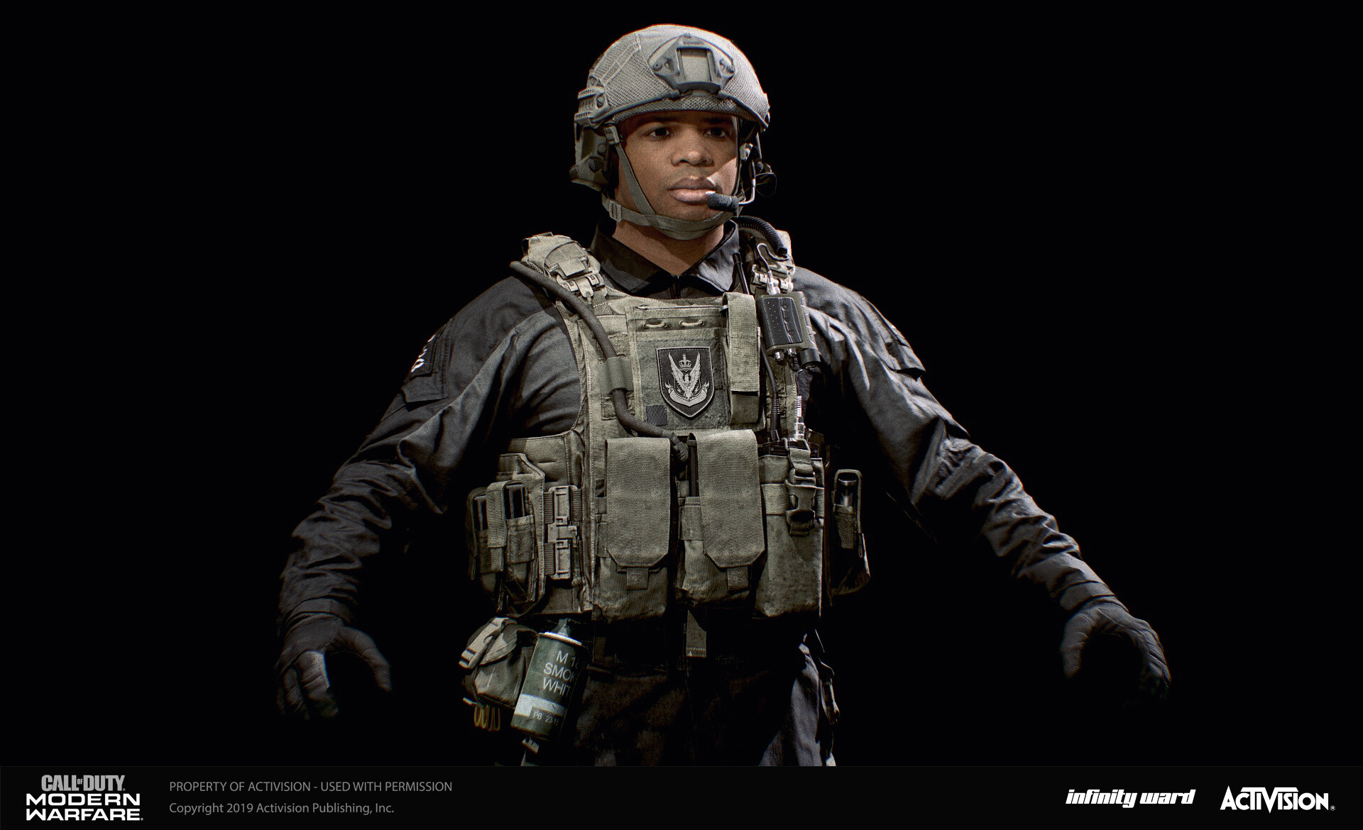 Artstation Call Of Duty Modern Warfare 2019 Default Sas Mp Operators Ricky Zhang