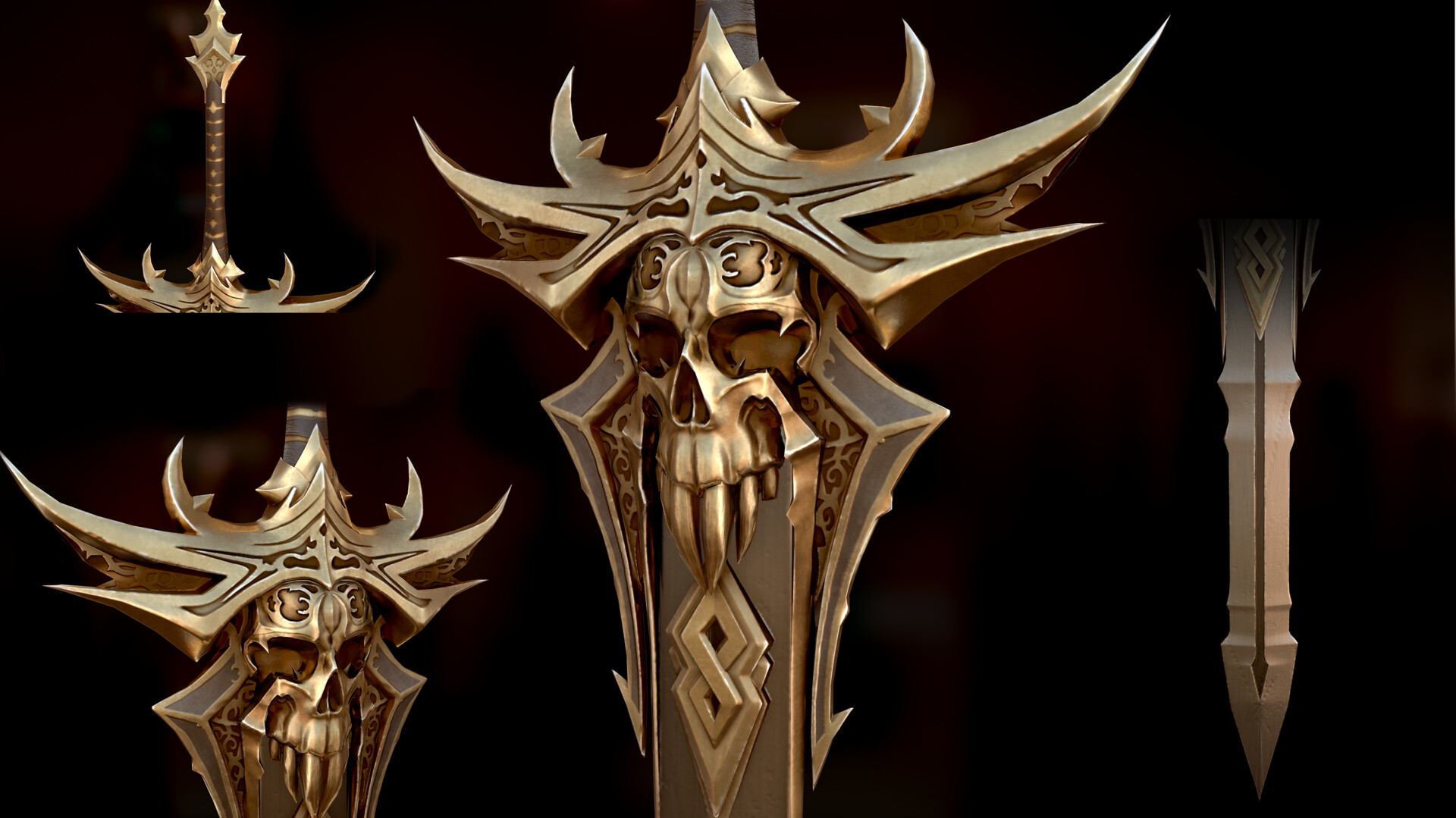 ki bo Iron blade weapon (concept by Raido Kaasik)