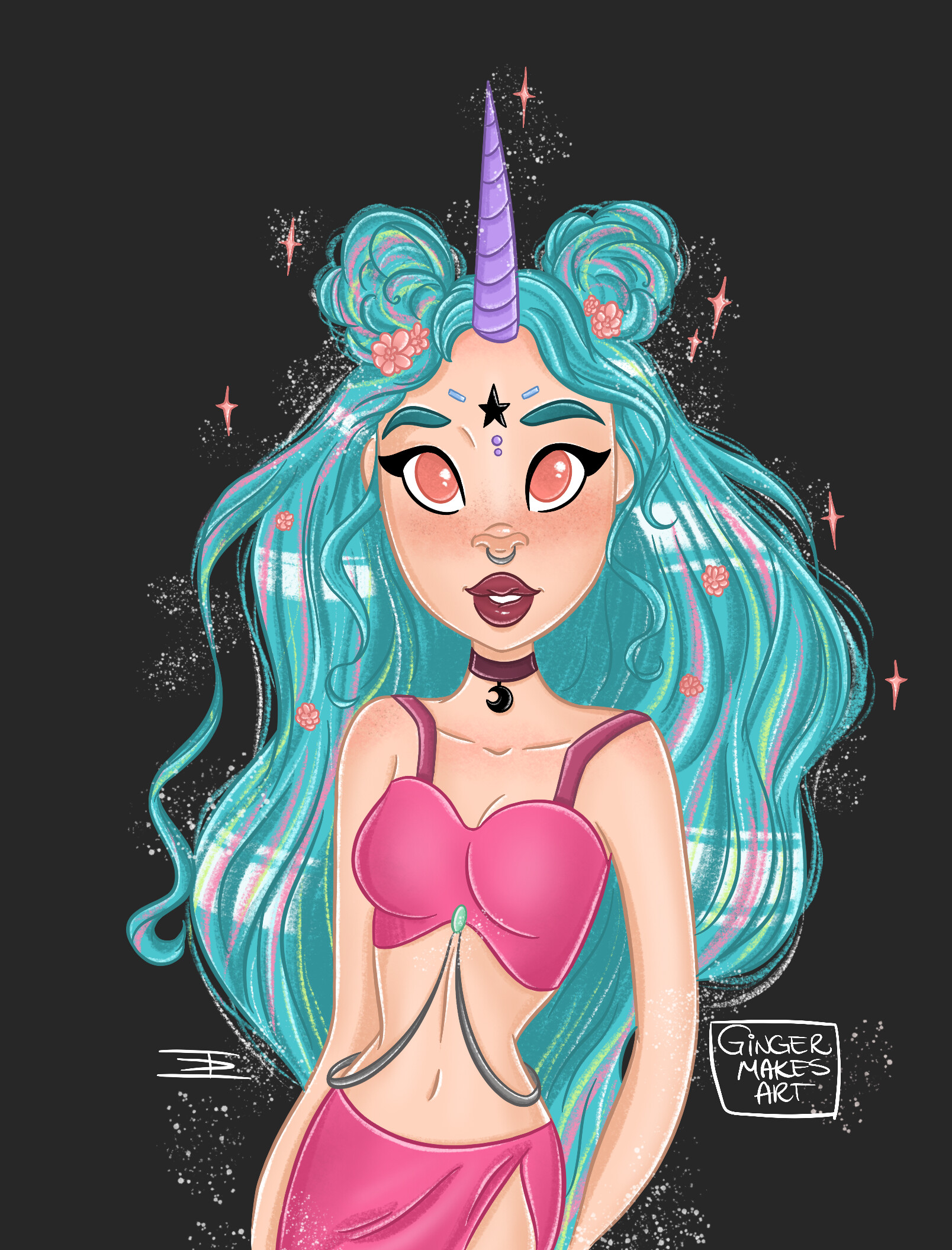 ArtStation Unicorn Girl