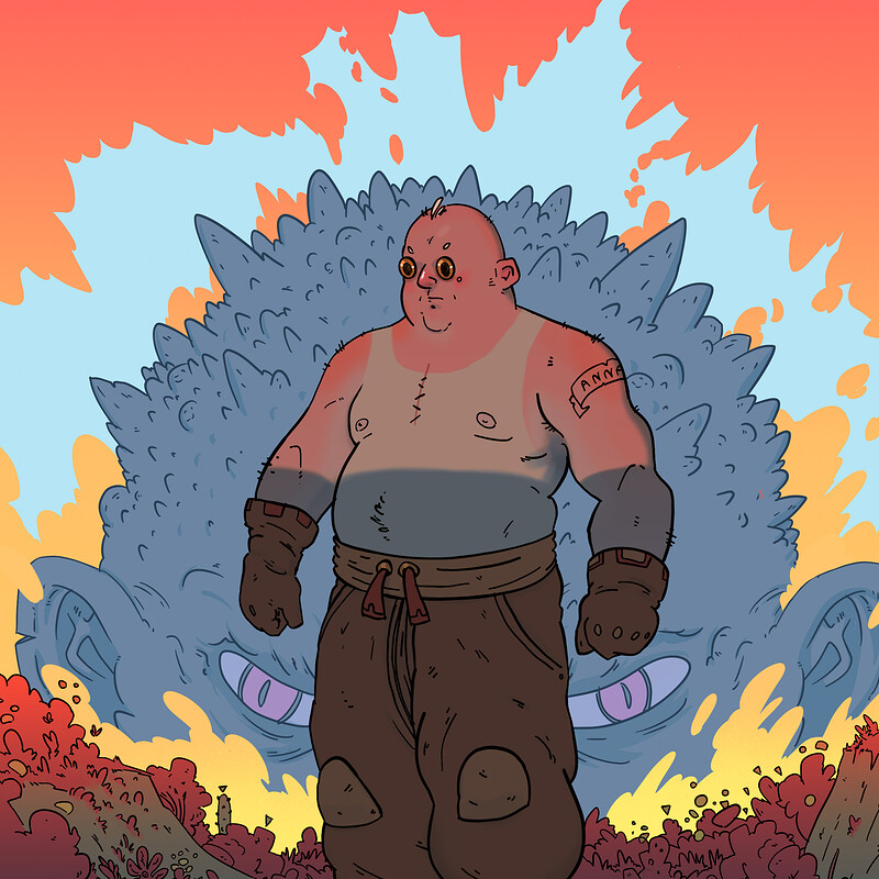 Nonno Giulio nella Terra dei Giganti - comic book cover