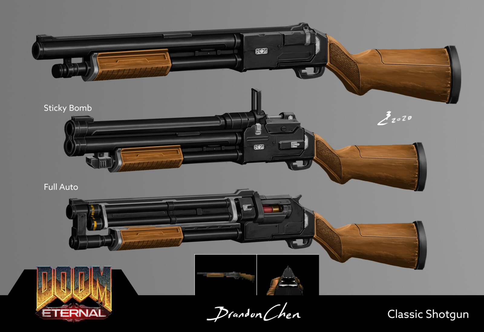 Brandon Chen Classic Doom Shotgun Redesign/Skin