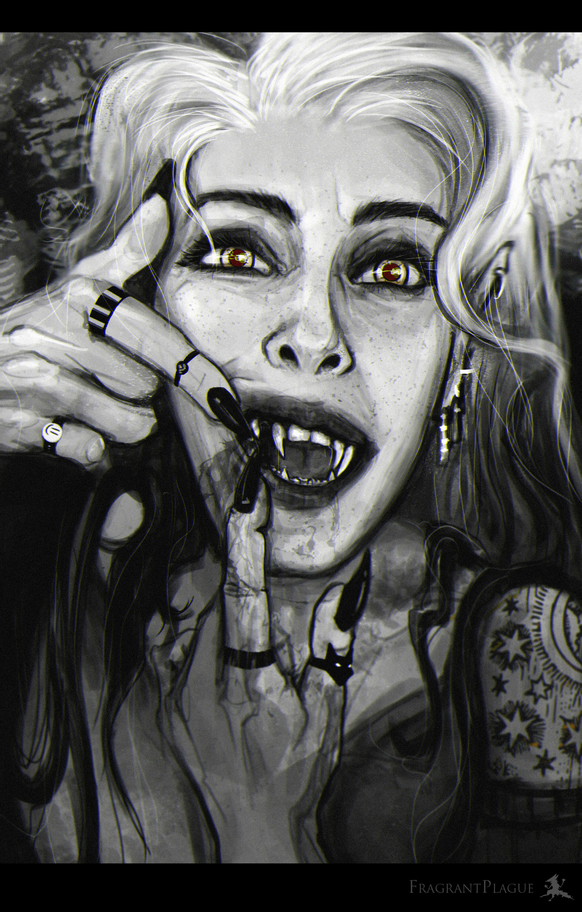 ArtStation - Vampire | by FragrantPlague