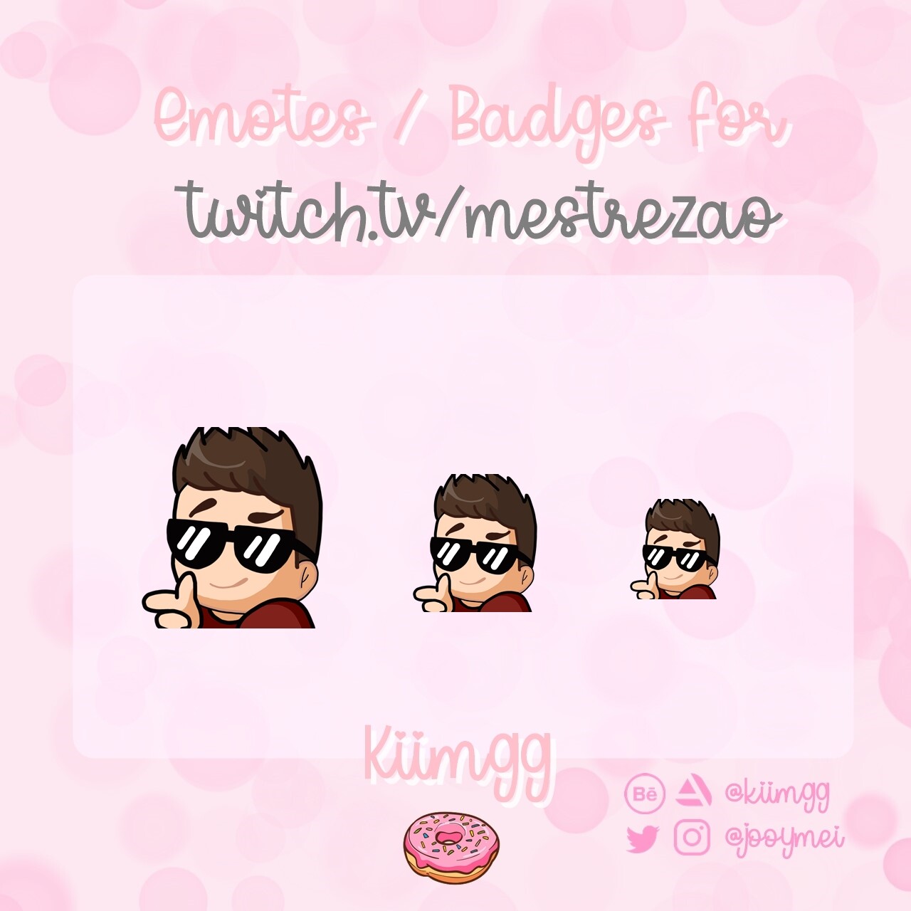 pix Twitch Emote Template emote twitch tv mestrezao kim joy