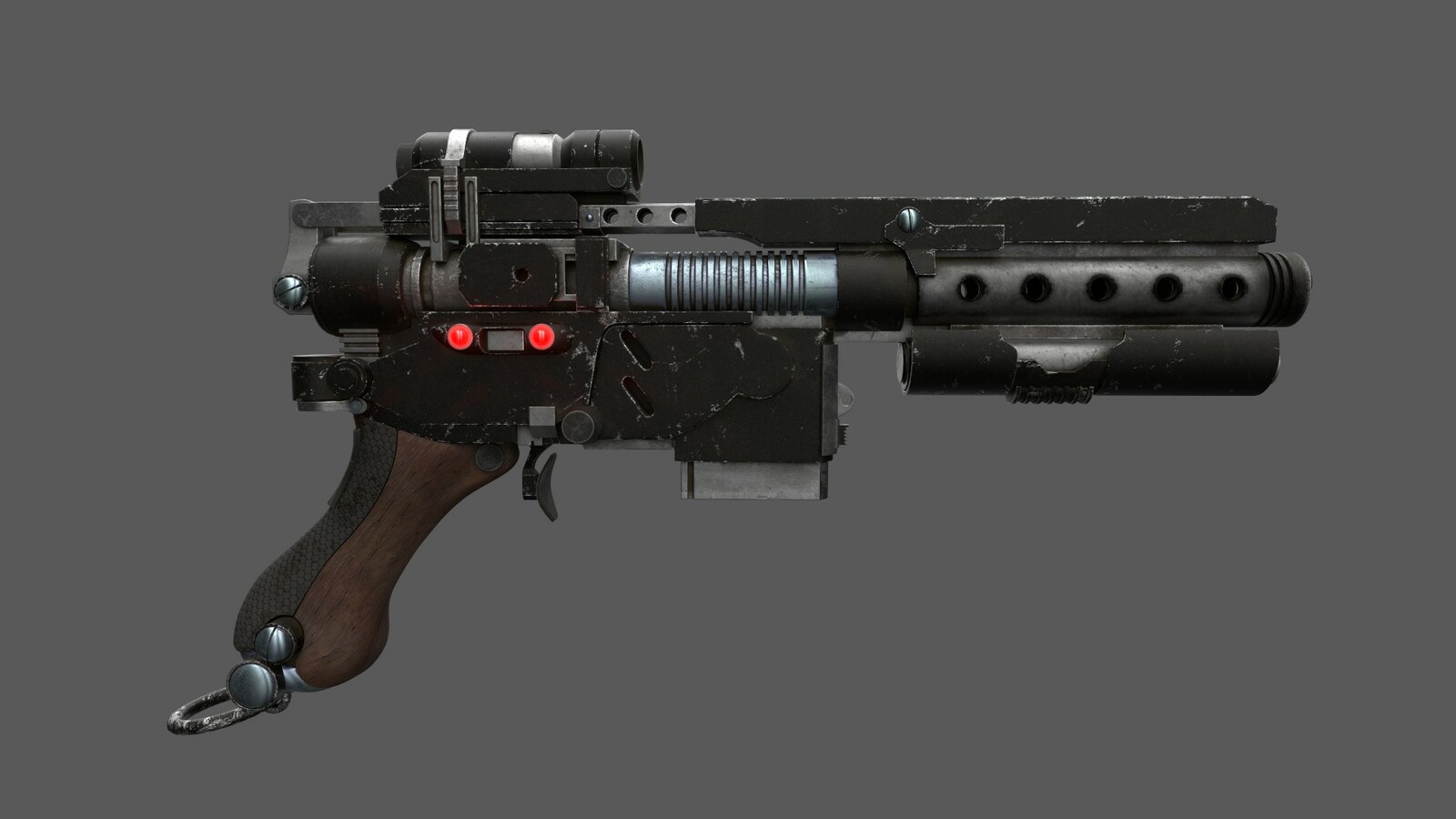 Merr Sonn Power 6 Blaster Pistol (1313 concept) WIP