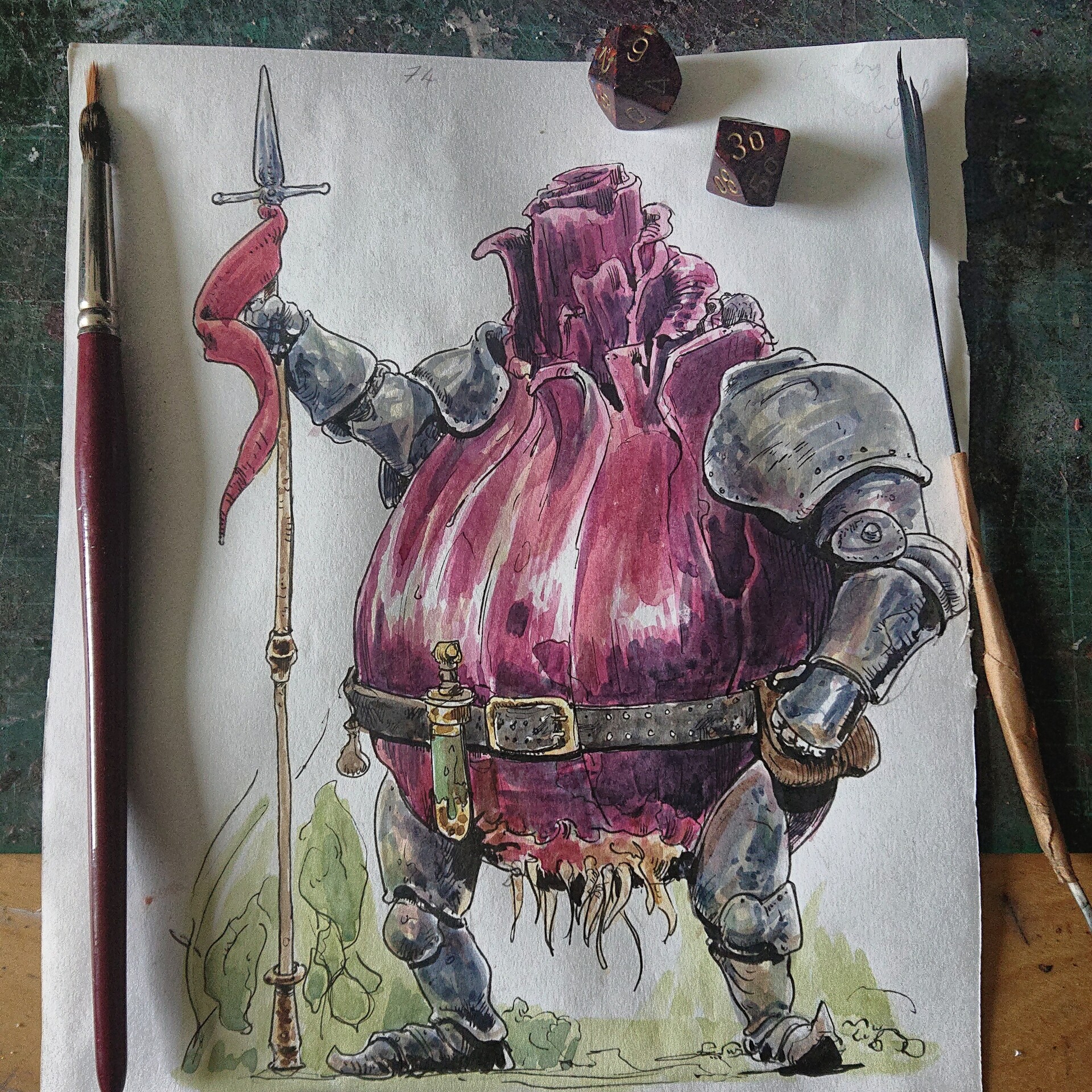 ArtStation Onion Knight