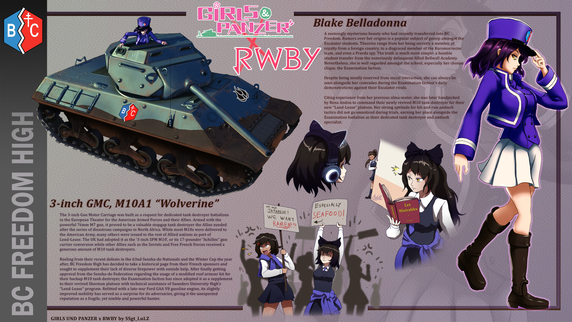 Artstation Rwby Und Panzer Tank Lineups Hadi Adris #gup #garupan #girlsundpanzer #senshadoschools #girls_und_panzer. rwby und panzer tank lineups