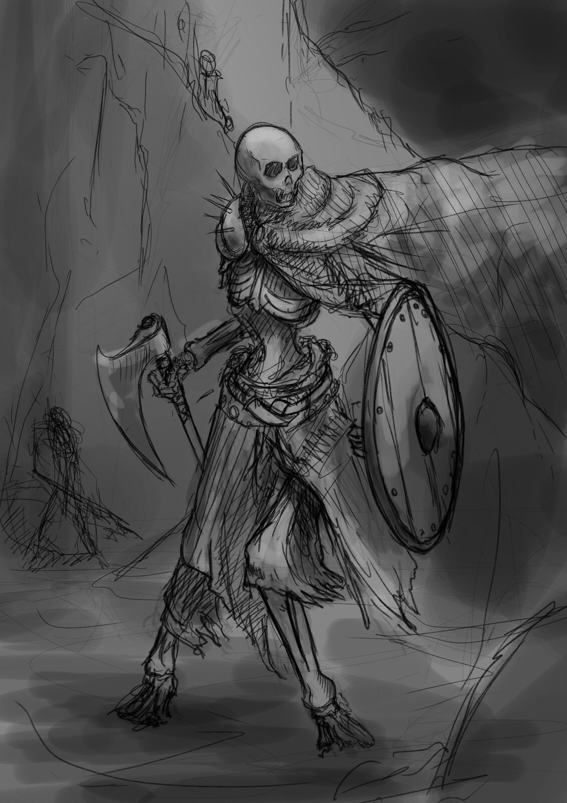 first rough sketch