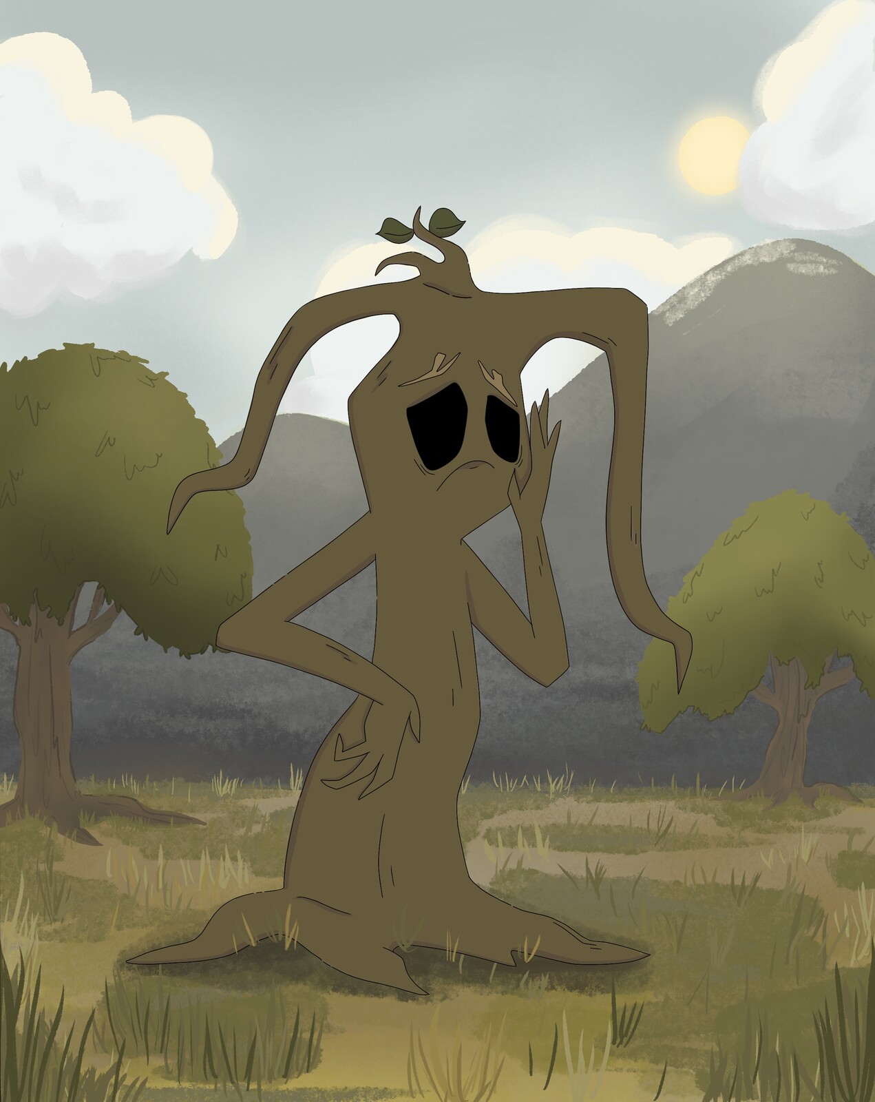 Cam the Tree -- Character Design