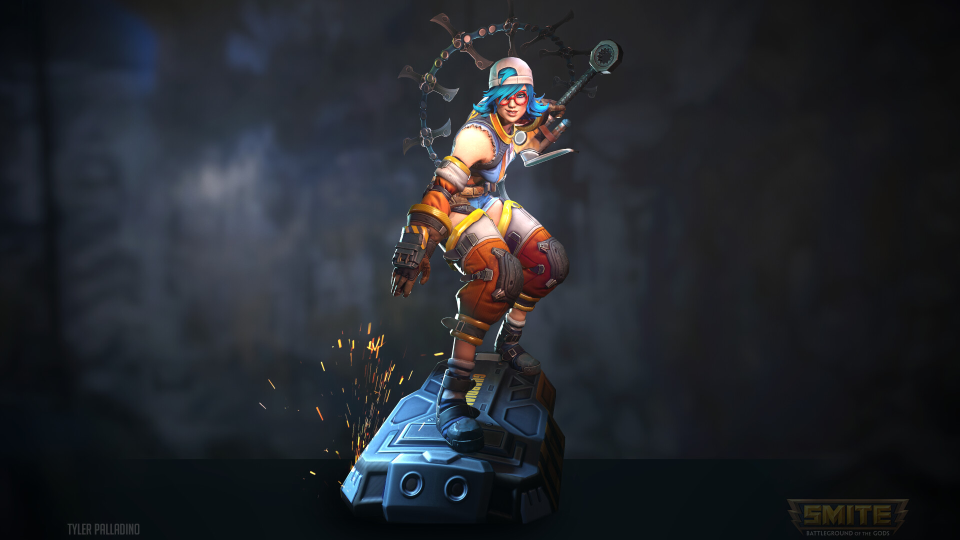 Tyler Palladino Smite Gizmo Bellona